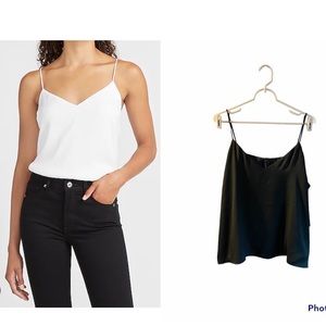 Express White and Black Camisole Set